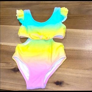 flapdoodles multi-color sparkly baiting suit